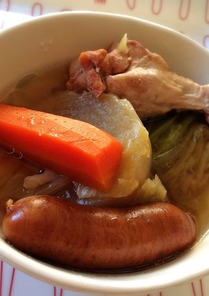 ゴロゴロ野菜と手羽元のポトフ-レシピのメイン写真