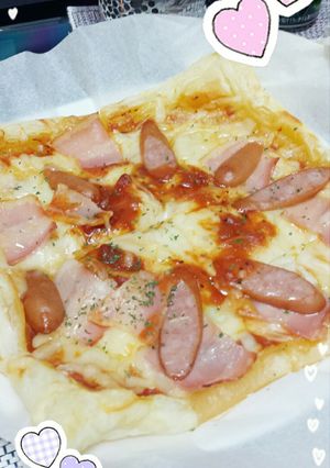 冷凍パイシートで簡単ピザ♪-レシピのメイン写真