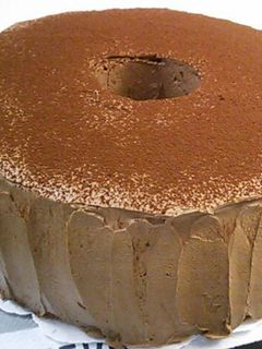 ◆チョコ生◆チョコシフォンケーキ◆-レシピのメイン写真