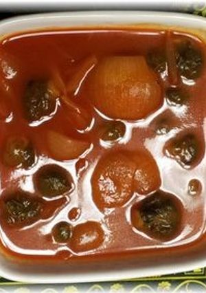 芽キャベツと玉ねぎのトマトケチャップ煮-レシピのメイン写真