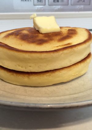 たまご一個で作る一人前パンケーキ-レシピのメイン写真