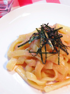 ミリィのたらこパスタ風-レシピのメイン写真