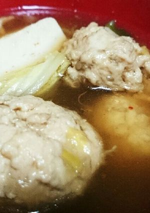 和風鍋に合う★鶏団子-レシピのメイン写真