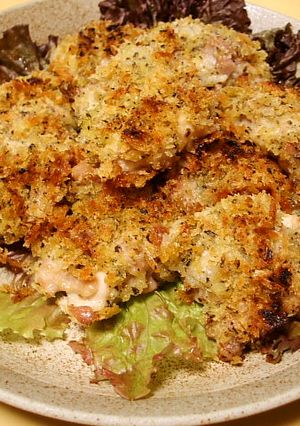 鶏肉のハーブパン粉焼き♪-レシピのメイン写真