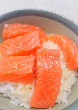 体を温める食材 サーモン丼♬-レシピのメイン写真