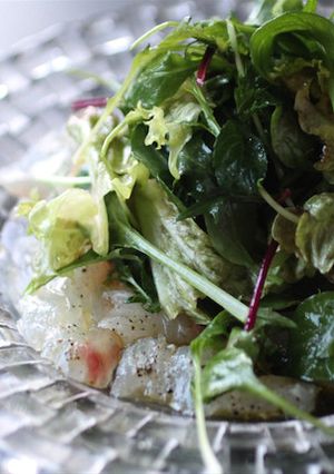 鯛のカルパッチョ サラダ仕立て-レシピのメイン写真