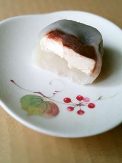 【簡単・5分】切り餅でクリチあん大福-レシピのメイン写真