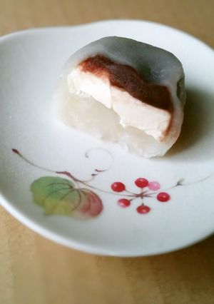 【簡単・5分】切り餅でクリチあん大福-レシピのメイン写真