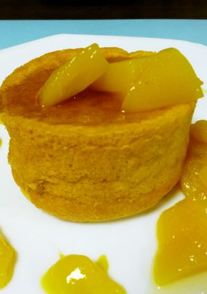 ココナッツ油・豆腐でスフレパンケーキ-レシピのメイン写真