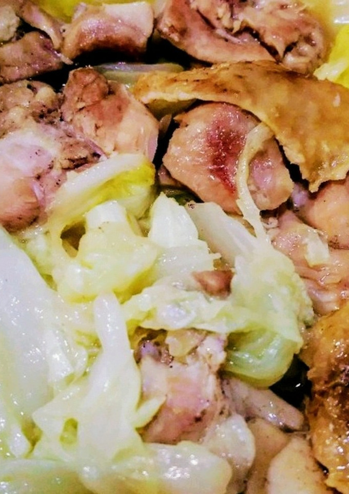 簡単！白菜と鶏もも蒸し煮-レシピのメイン写真