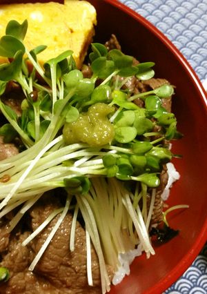 激安牛肉で焼き肉丼-レシピのメイン写真
