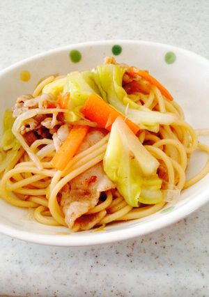 パパの焼きそば風パスタ☆-レシピのメイン写真