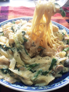 生クリーム無しで濃厚☆クリームパスタ-レシピのメイン写真