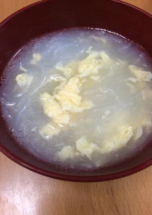 春雨の玉子中華スープ-レシピのメイン写真