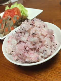 野菜の豚バラ巻きに合う☆梅ご飯-レシピのメイン写真