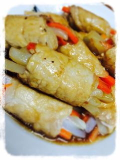 こんにゃくの肉巻き甘辛炒め♡-レシピのメイン写真