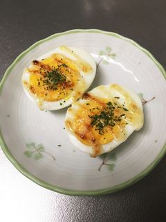 お弁当に☆ゆで卵のマヨ焼き-レシピのメイン写真