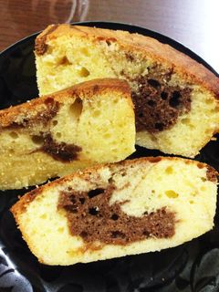 簡単マーブルパウンドケーキ-レシピのメイン写真