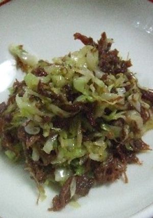 単純明快キャベツ×コンビーフ炒め-レシピのメイン写真