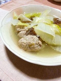 白菜と肉団子のあったかスープ煮込み-レシピのメイン写真