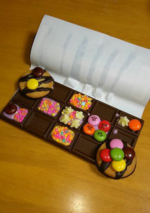 簡単♪バレンタイン…♪デコチョコ(^^)-レシピのメイン写真