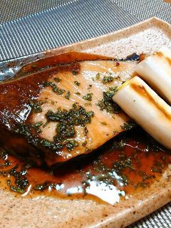 大葉でさっぱり☆ぶり照り-レシピのメイン写真