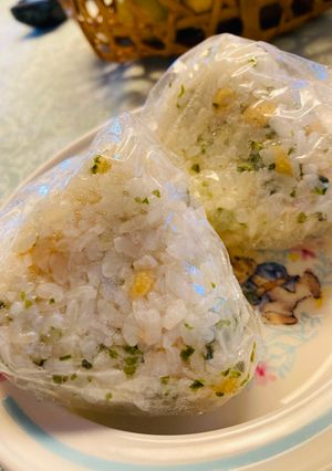 子どもがやみつき！たぬきチーズおにぎり🍙-レシピのメイン写真