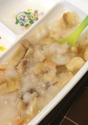 離乳食＊お麩バナナ-レシピのメイン写真