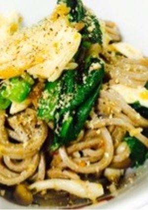 美容食☆お蕎麦で和風ペペロンチーノ♡-レシピのメイン写真