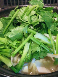 タイスキ風鍋 パクチーたっぷり-レシピのメイン写真