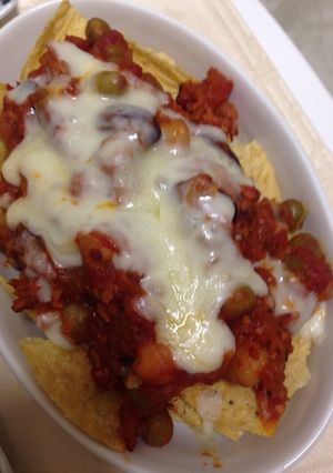 チリビーンズとナチョス-レシピのメイン写真