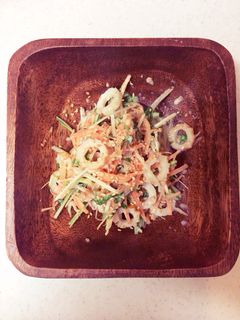 水菜とにんじんとのマヨぽんサラダ☆-レシピのメイン写真