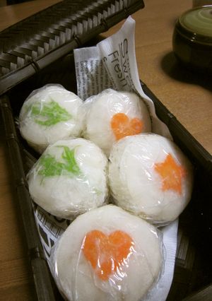 何をはさむ？透かし大根deじゃこおにぎり-レシピのメイン写真