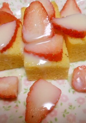 カステラを美味しく　おやつ-レシピのメイン写真