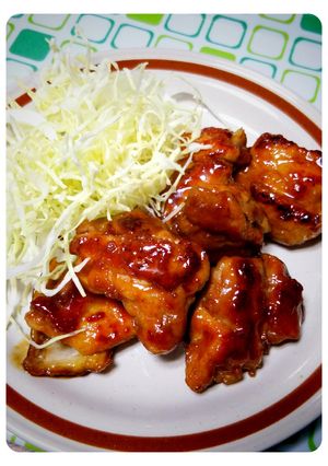甘くない照り焼きチキン☆隠し味は味噌♪-レシピのメイン写真