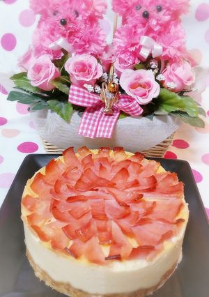母の日♡豆腐のNYチーズ塩タルト-レシピのメイン写真