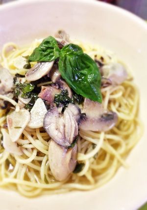 牡蠣のペペロンチーノ☆アヒージョリメイク-レシピのメイン写真