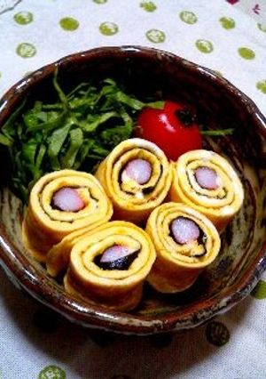 くるくる♡かわいい卵焼き♪-レシピのメイン写真