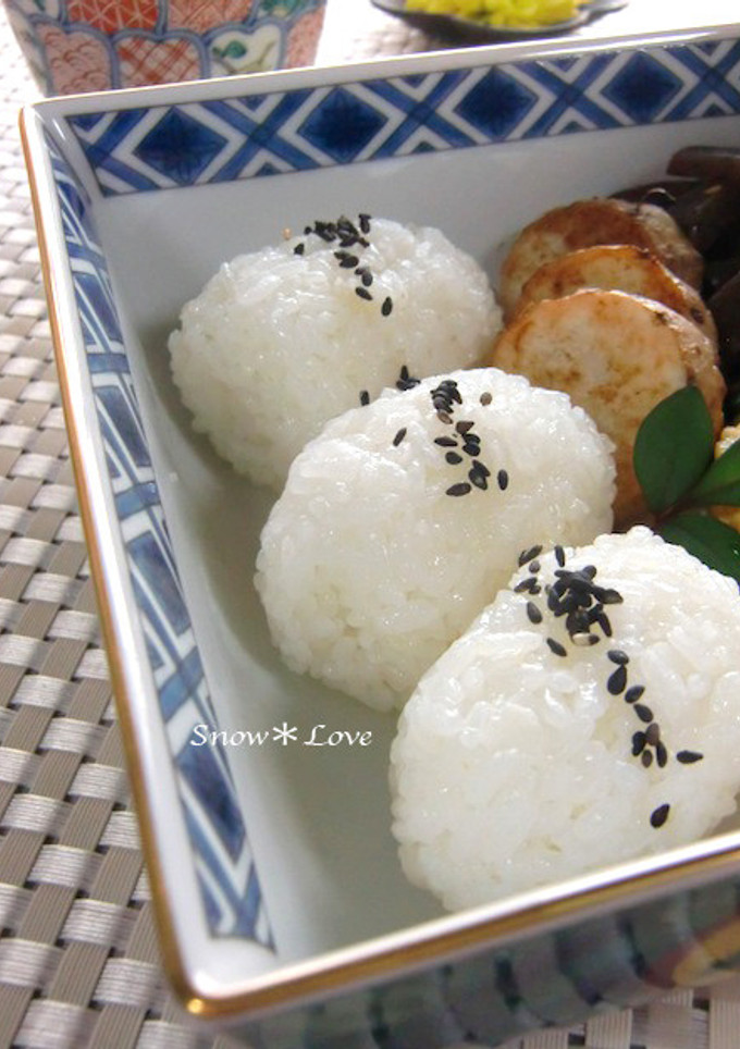塩むすび・お寿司のための♪ご飯の炊き方-レシピのメイン写真