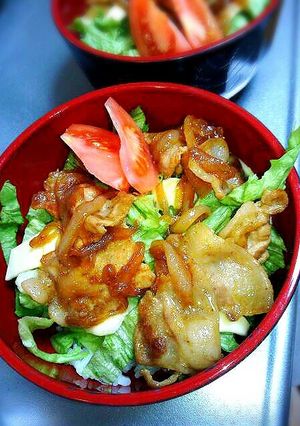 簡単♥ココナッツオイルde南国豚丼-レシピのメイン写真