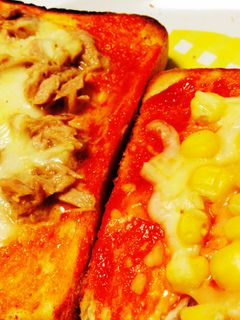 *朝食に♪ピザ風トースト*-レシピのメイン写真