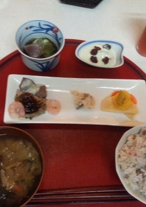 血管プラークダイエット食182（朝定食）-レシピのメイン写真