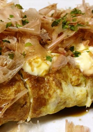 お好み焼き風たまご焼き♪-レシピのメイン写真
