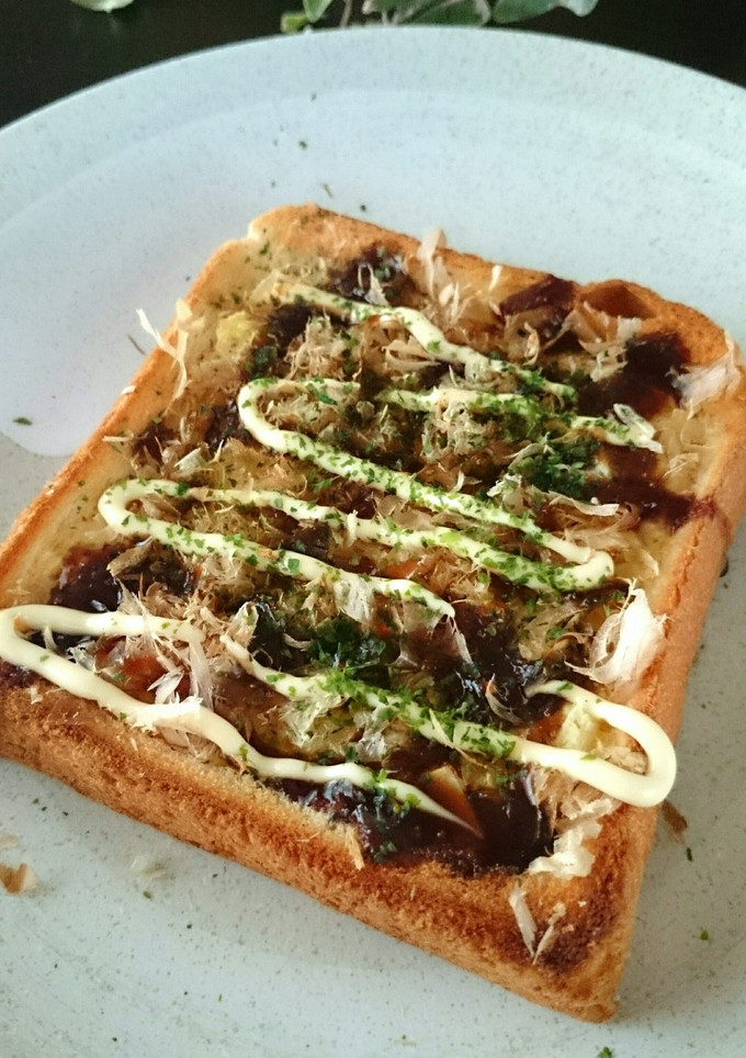 簡単朝ごはん☆お好み焼き風なトースト★-レシピのメイン写真