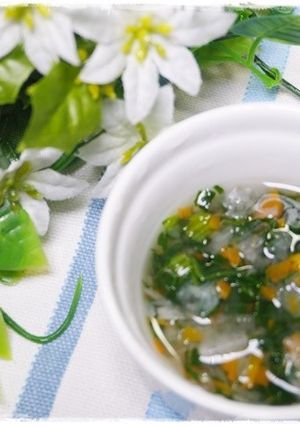 離乳食中期　にんじん大根小松菜のスープ-レシピのメイン写真