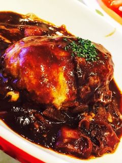 本格☆煮込みハンバーグ-レシピのメイン写真