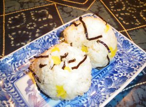 おひとりさまの沢庵と塩こぶのおにぎり-レシピのメイン写真