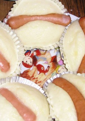 ウインナー丸ごと☆蒸しパン☆-レシピのメイン写真