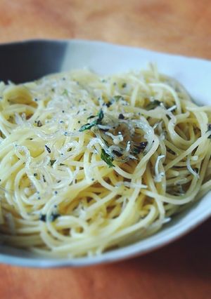 KALDIブルスケッタでじゃこ大葉パスタ-レシピのメイン写真