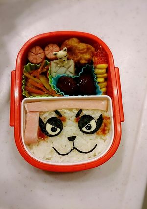 江戸っ子パンダ☆妖怪ウォッチ☆キャラ弁-レシピのメイン写真